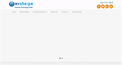 Desktop Screenshot of mysherpa.com